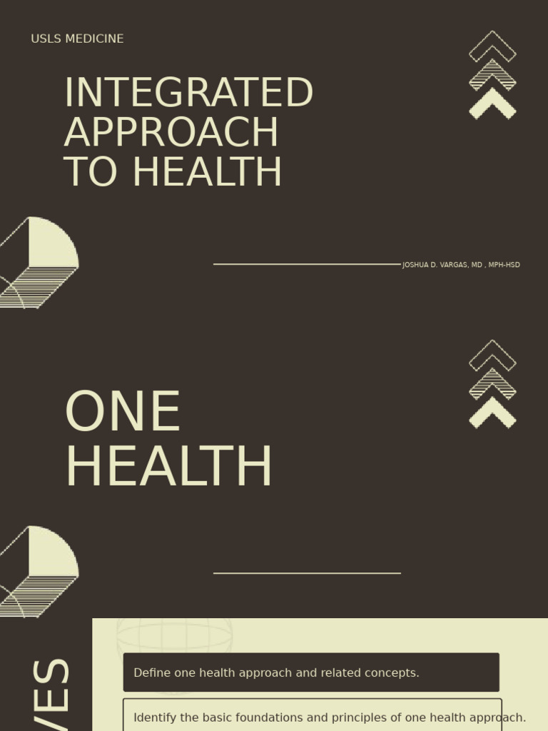 Iah - One Health Approach | PDF | Health Care | Medicine