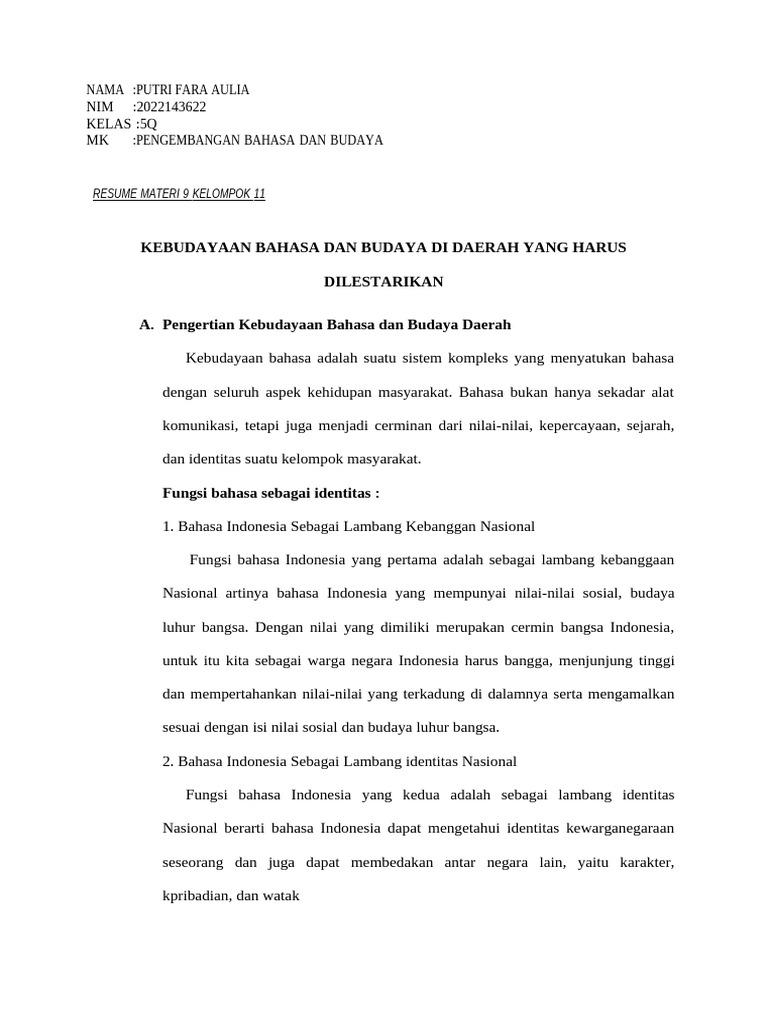 Putri Fara Aulia Materi Ke-9 | PDF