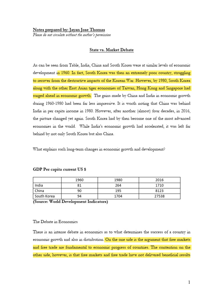 Statemarkets | PDF | Redistribution Of Income And Wealth | Adam Smith