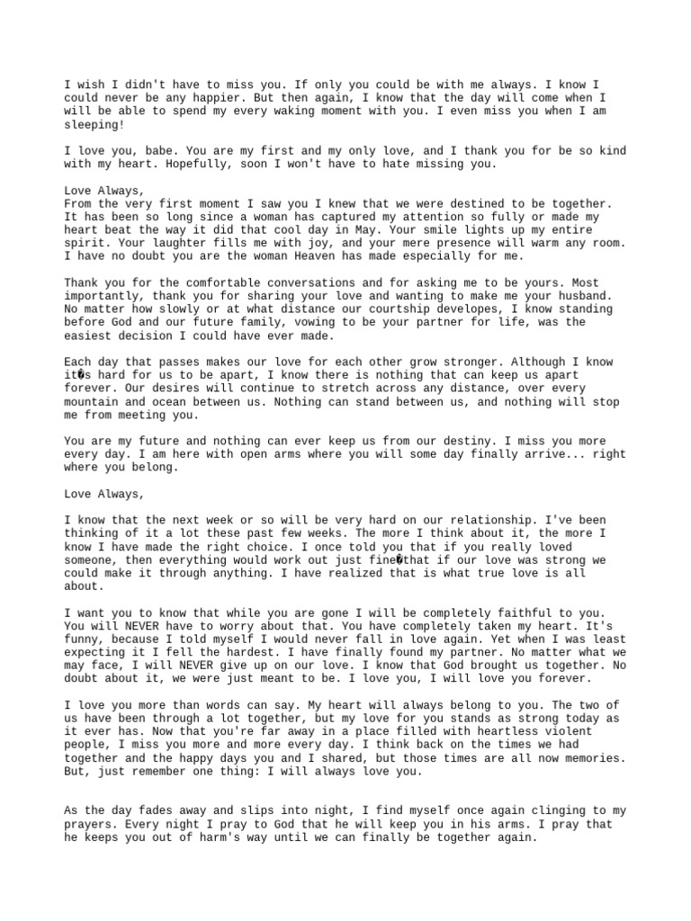 love words PDF Love Dream