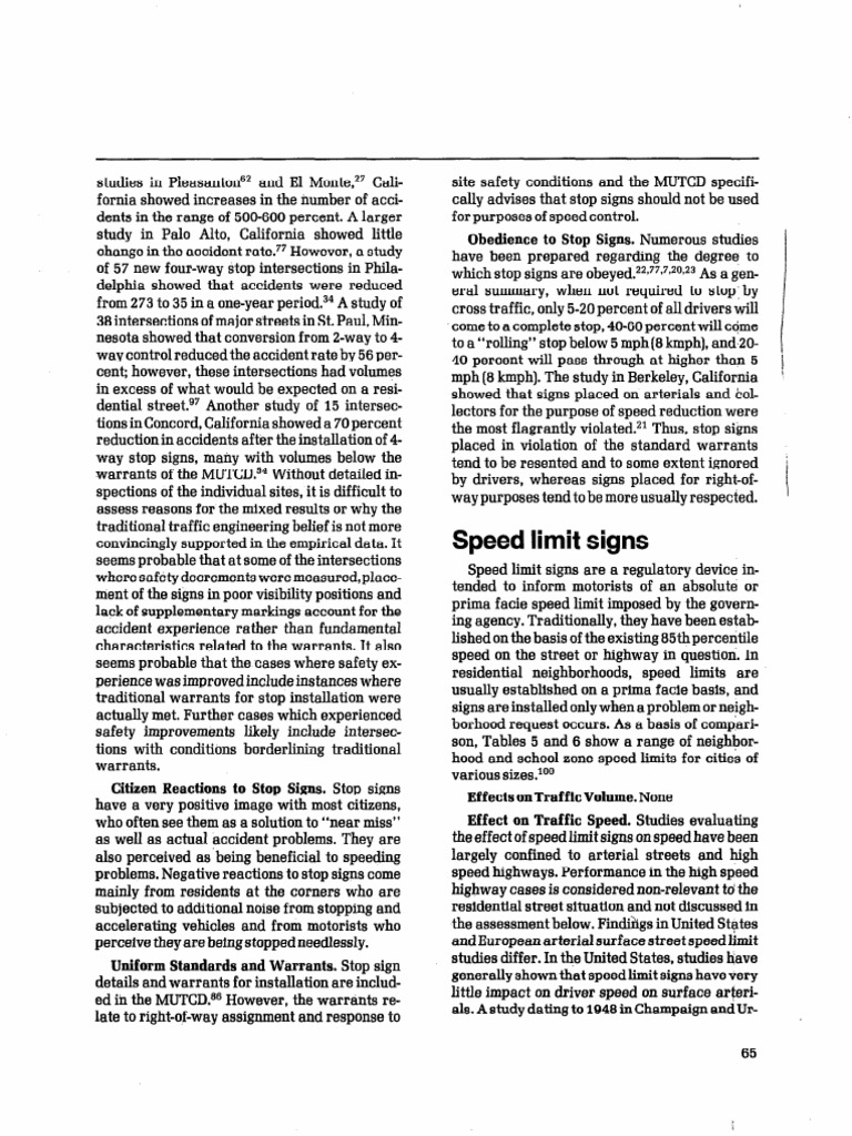 Traffic Calming Chapter3e | PDF | Speed Limit | Traffic