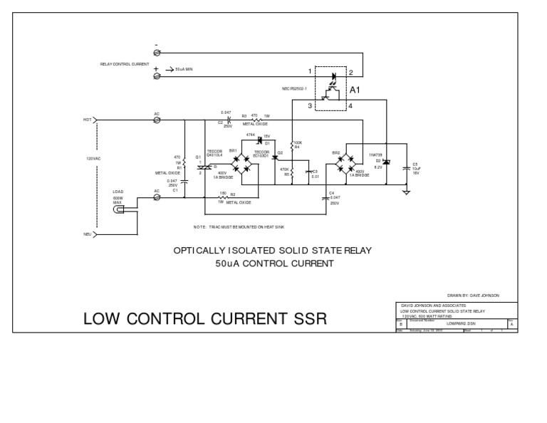 Low Power Solid State Relay Design | PDF | Computers