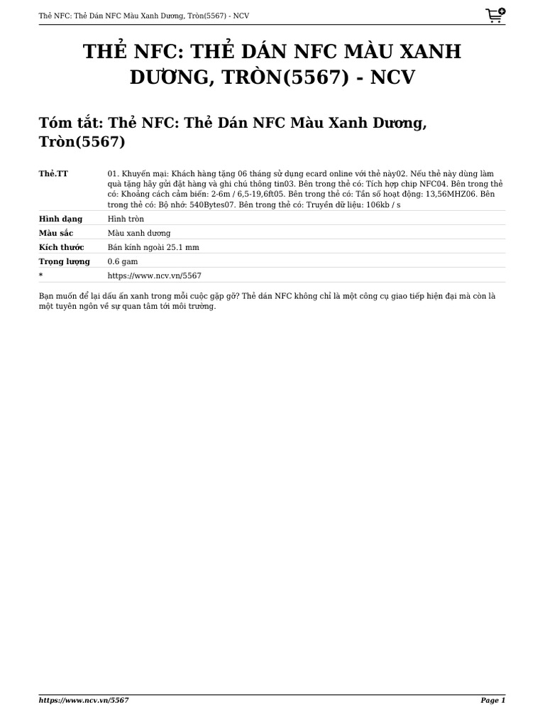 Thẻ NFC | PDF