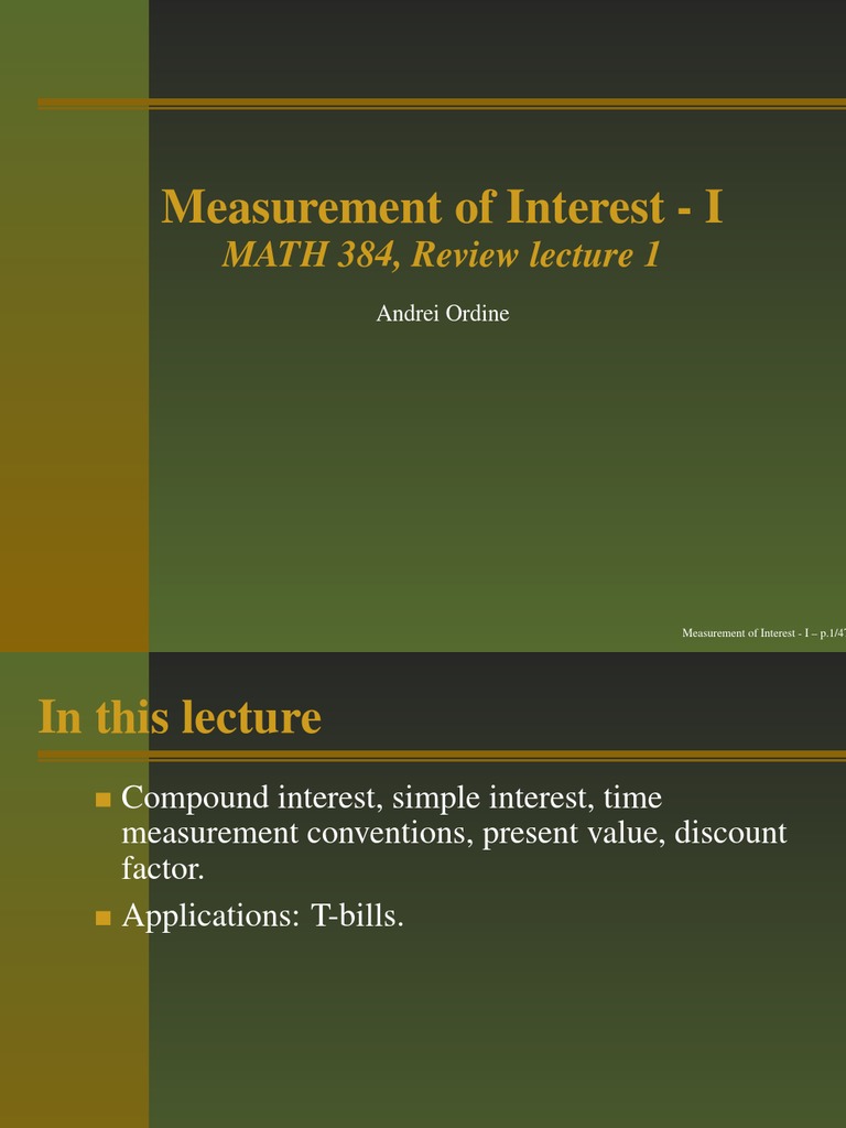 Understanding Compound Interest Basics | PDF | Present Value | Interest