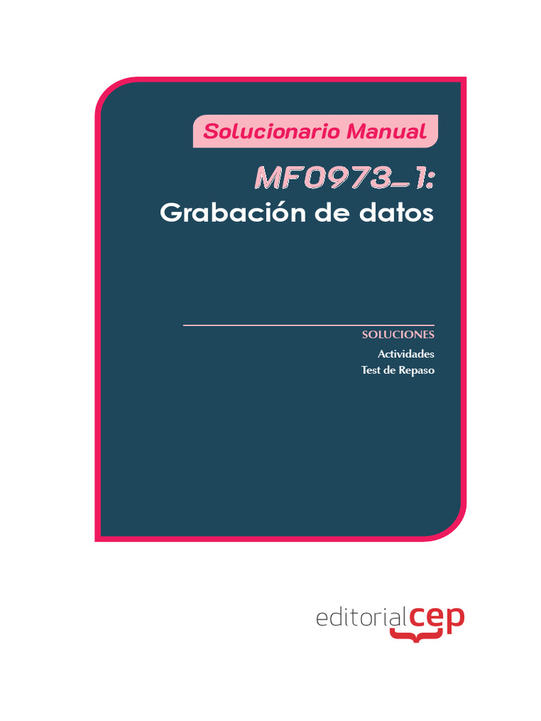 Sol Manual 9000001826143 | PDF | Periférico | Teclado