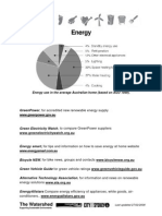 Info sheet- Energy
