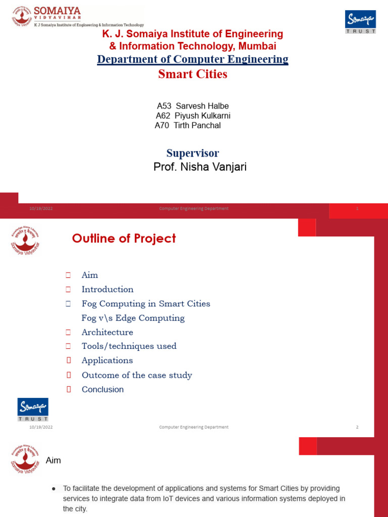 Fog Computing for Smart City Solutions | PDF | Computer Network ...