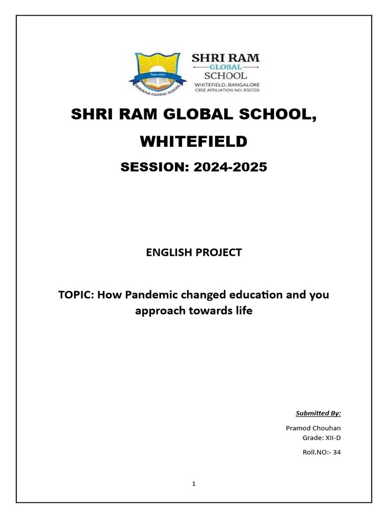 English Project 12th Pdf Educational Technology Teachers