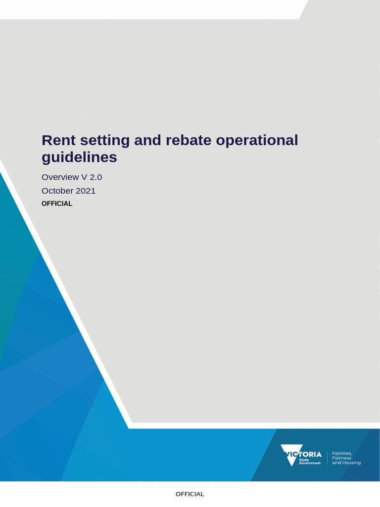Rent Setting and Rebate Guidelines Overview | PDF | Renting | Subsidy