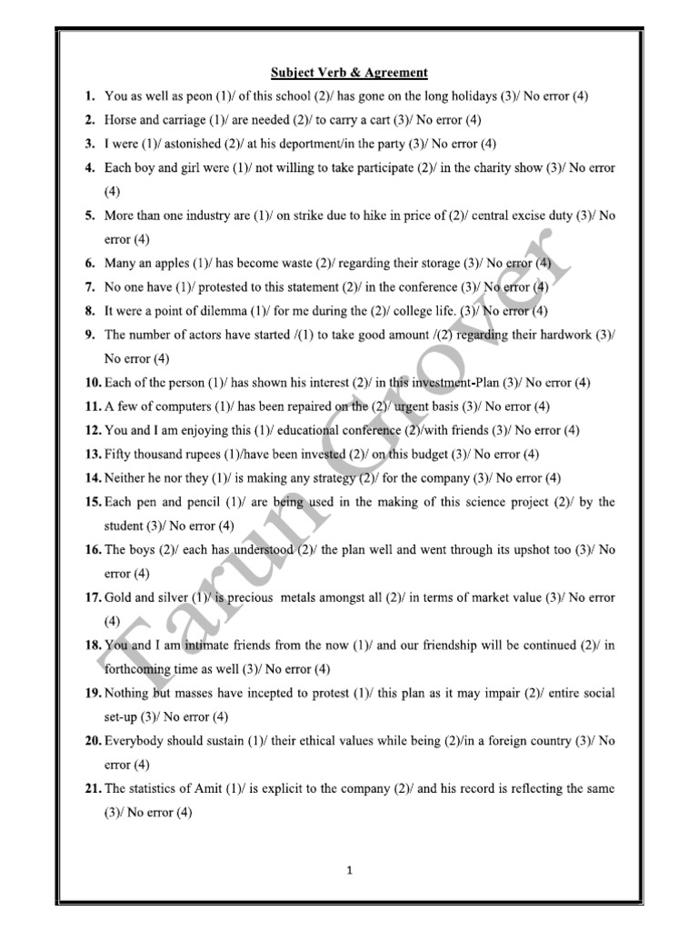 100 SV Agreement | PDF