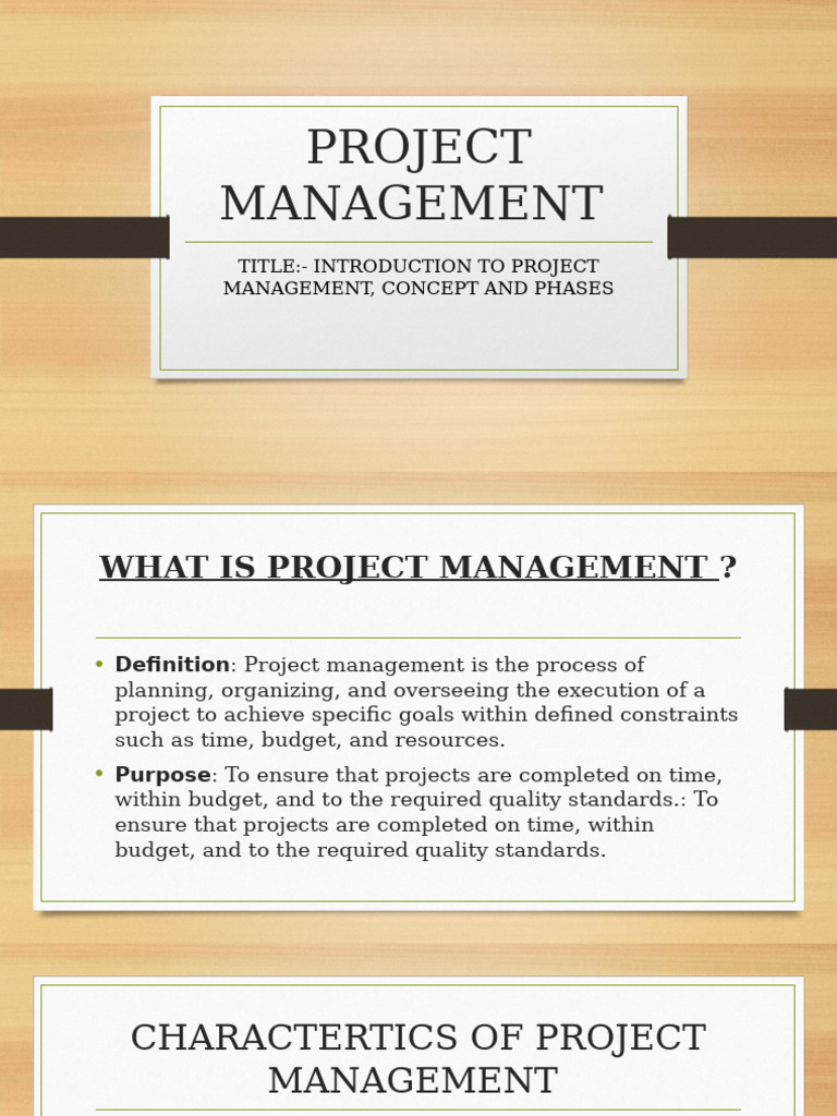 Project Management | PDF | Project Management | Business