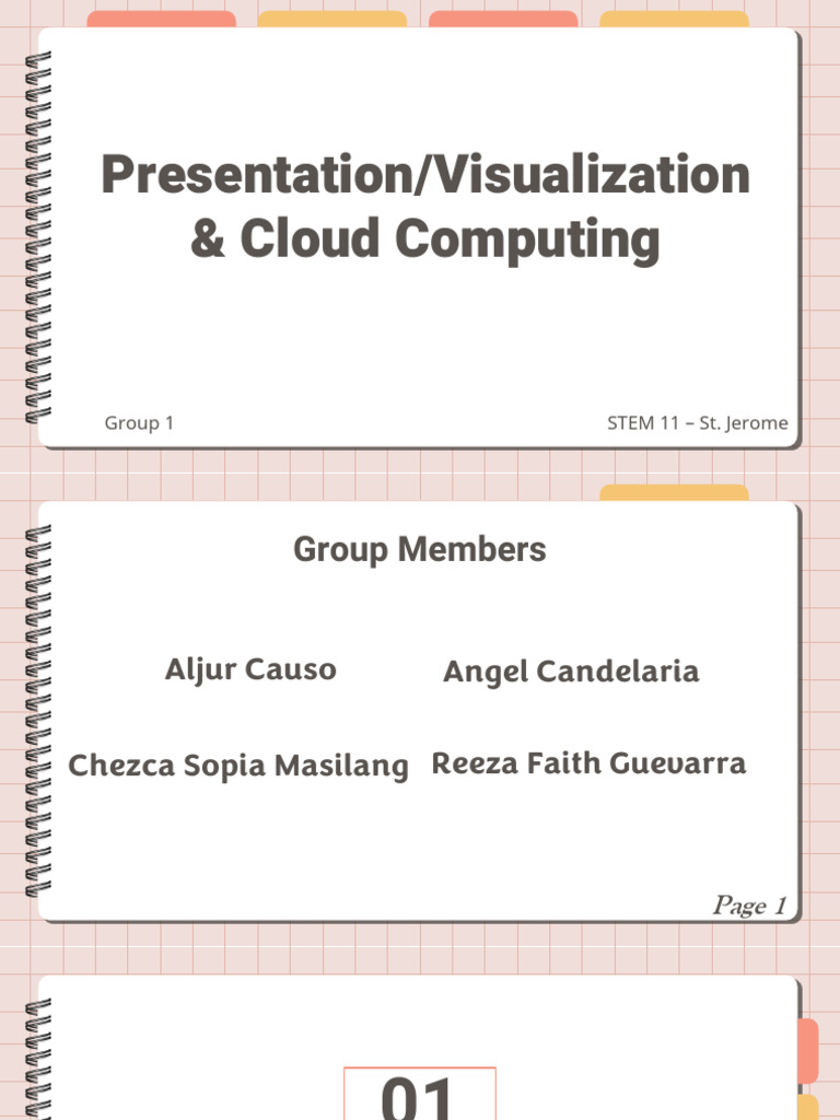 Presentation Visualization and Cloud Computing | PDF | Cloud Computing ...