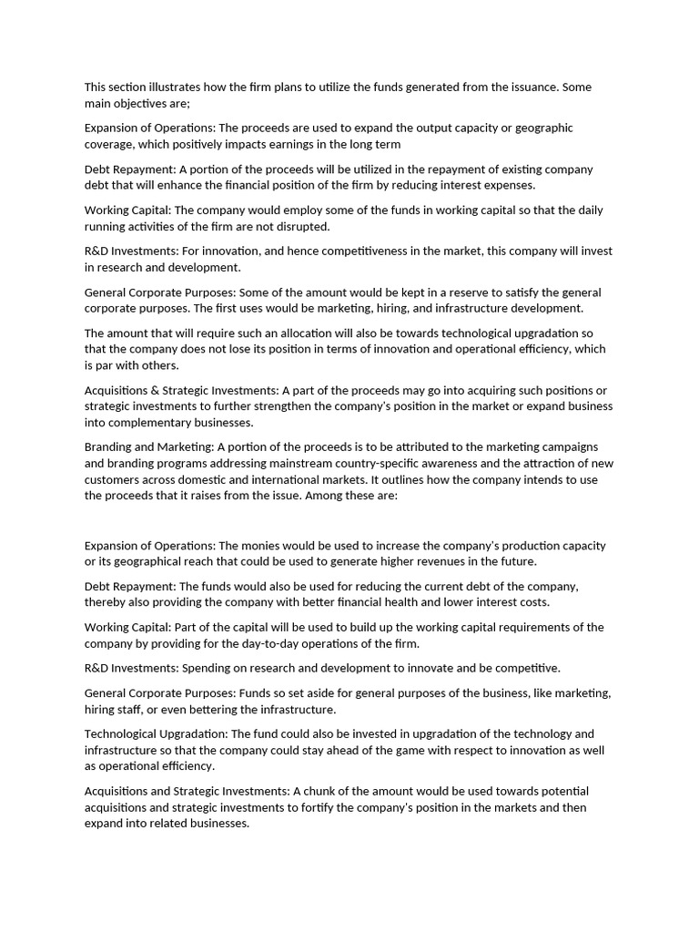 Fund Utilization Strategy Overview | PDF | Research And Development ...