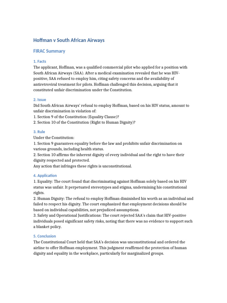 hoffman-v-south-african-airways-firac-updated-pdf