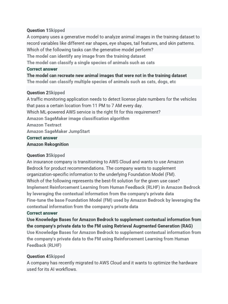 aws-ai-2 | PDF | Machine Learning | Artificial Intelligence