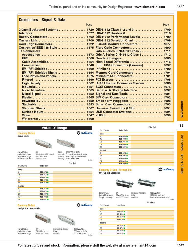 mm 18 | PDF | Electrical Connector | Printed Circuit Board