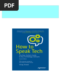 Download How to Speak Tech 2nd Edition Vinay Trivedi ebook All Chapters PDF