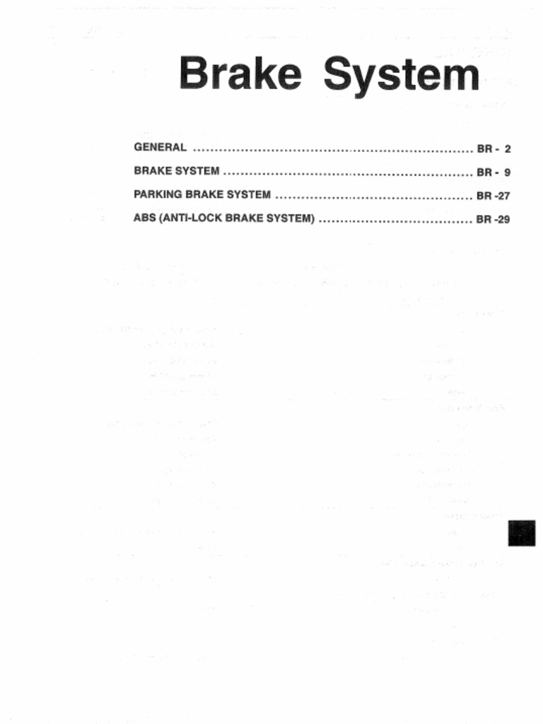 Brake System | PDF