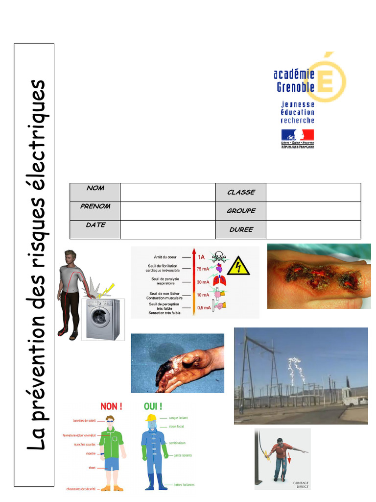Prévention des Risques Électriques | PDF | Électricité | Électrotechnique