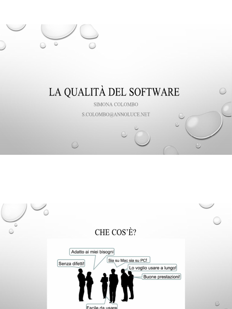 Qualita Del Software | PDF