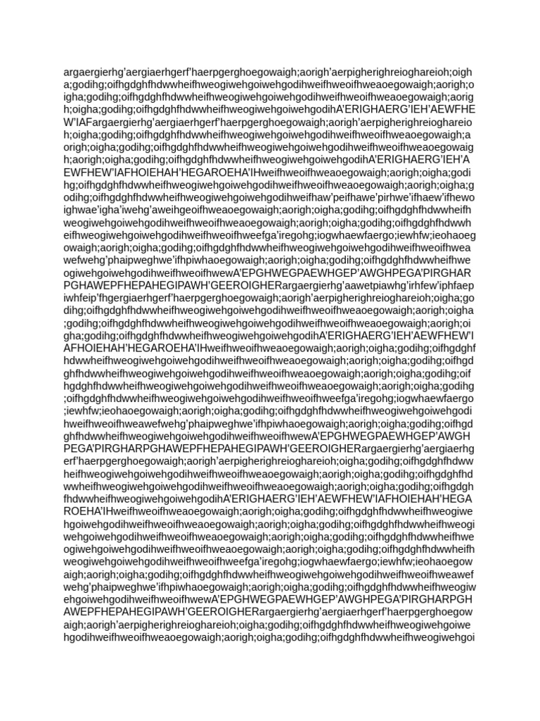 Placeholder Text Document | PDF