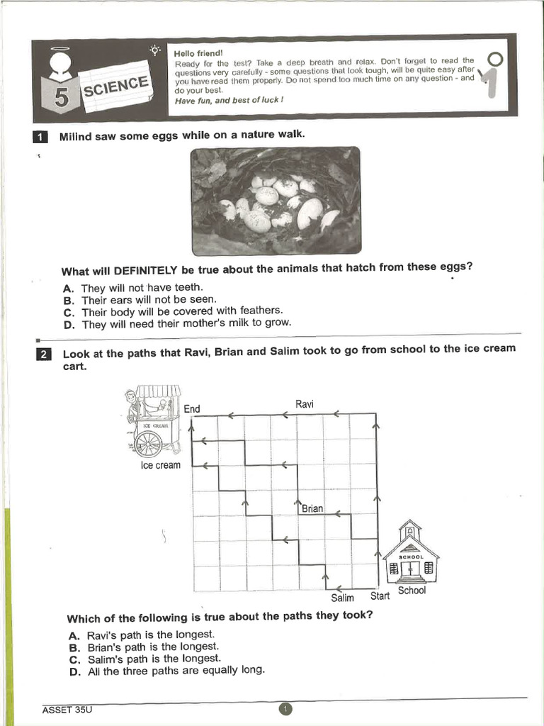 Practice Paper - Science | PDF