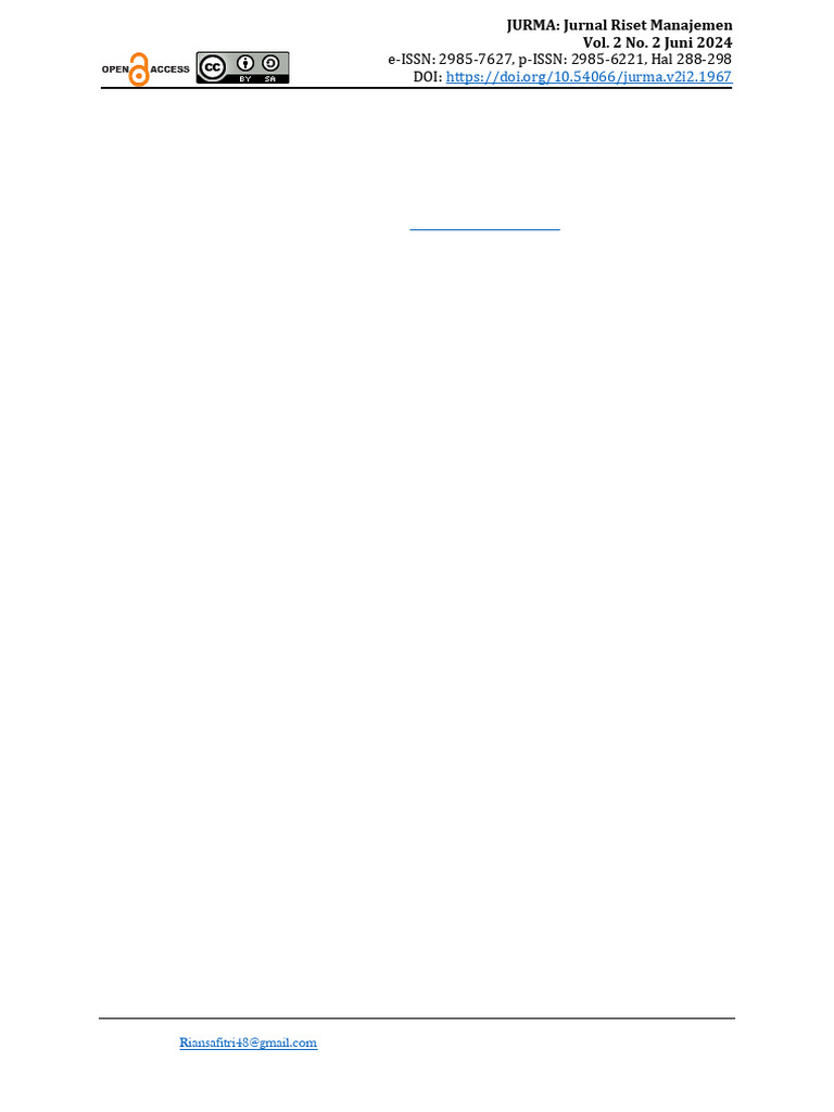JURMA Vol 2 No 2 Juni 2024 Hal 288-298 | PDF