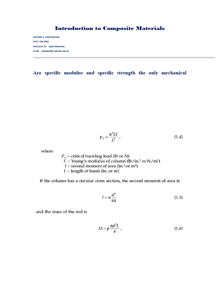 Understanding Composite Materials Basics | PDF | Composite Material ...