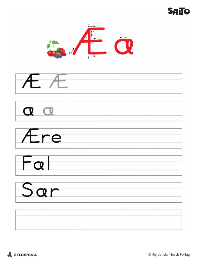 SA1A Skriftforming Æ | PDF