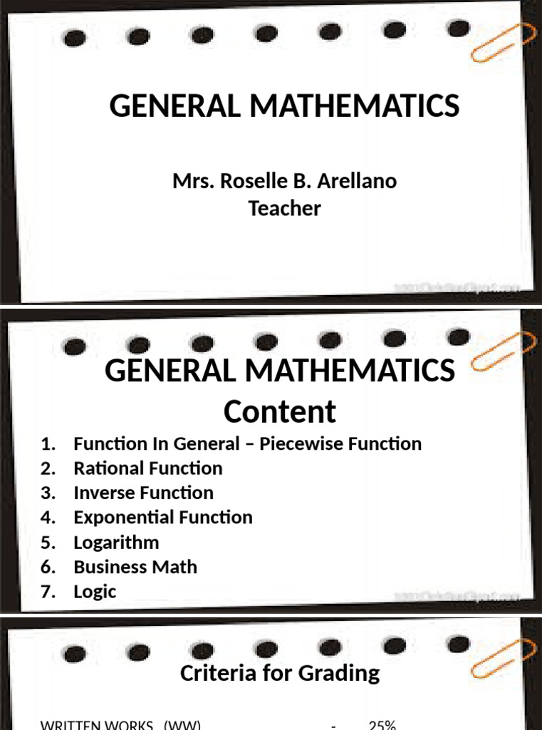 Lesson 1A Basic Concept of Function | PDF | Function (Mathematics ...