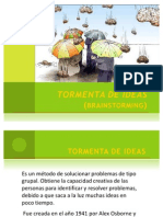 Diapositivas Tormenta de Ideas