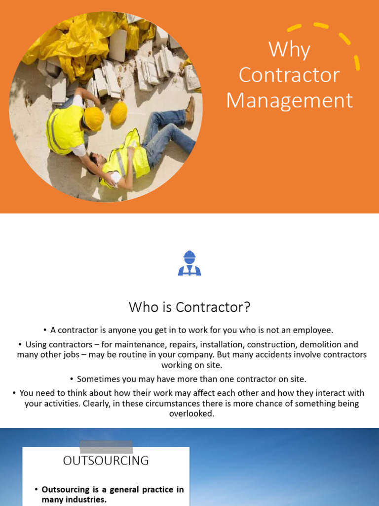 Effective Contractor Management Strategies | PDF | Employment | Risk