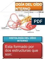 Histología del oído interno en