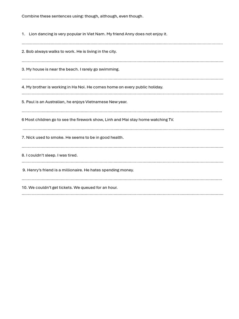 Exercise Concession | PDF