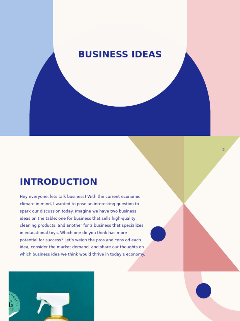 Business Ideas Pdf Market Economics Toys