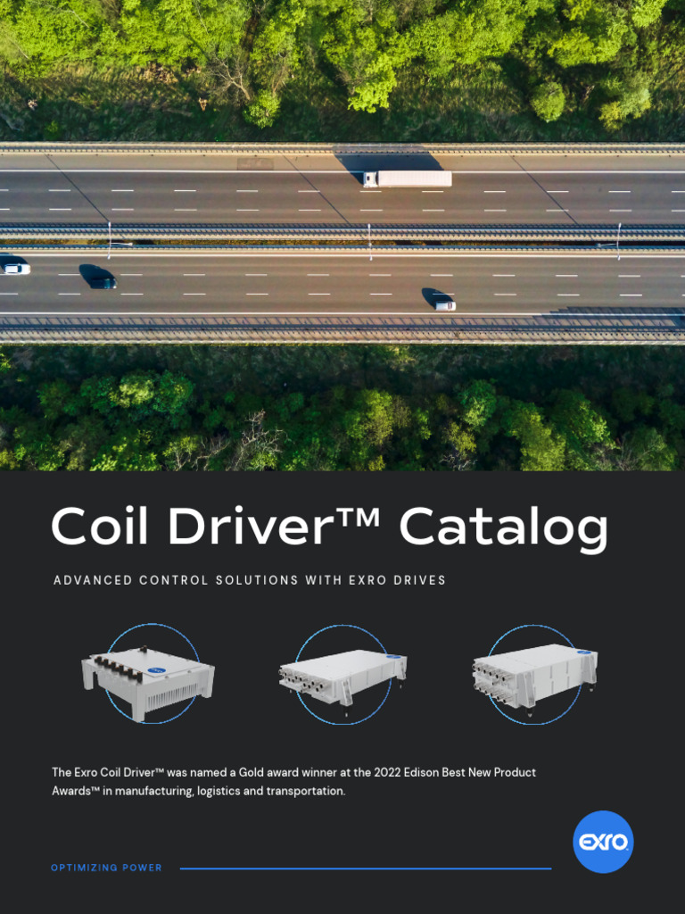 Exro Coil Driver ProductCatalogue | PDF | Electric Motor | Power Inverter