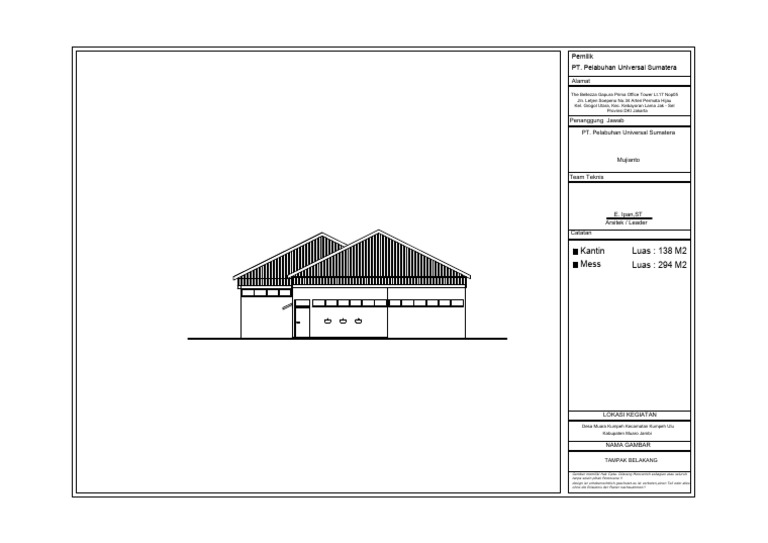 Mess Kantin-3 CAD 2007-Model | PDF