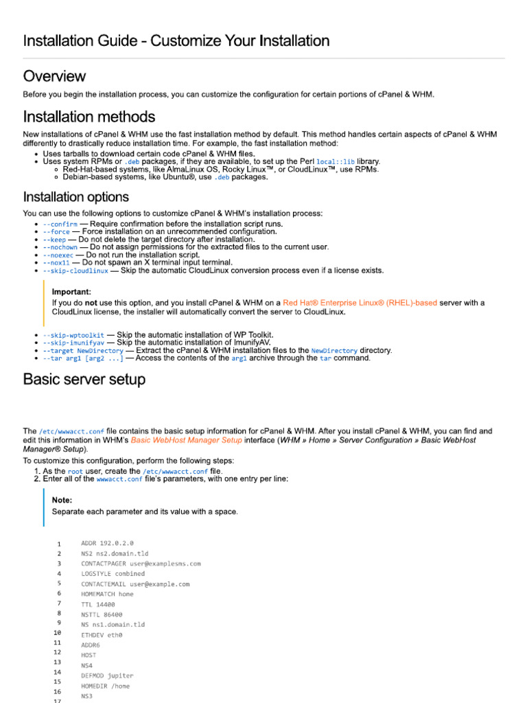 Cpanel Easy PHP Manual | PDF