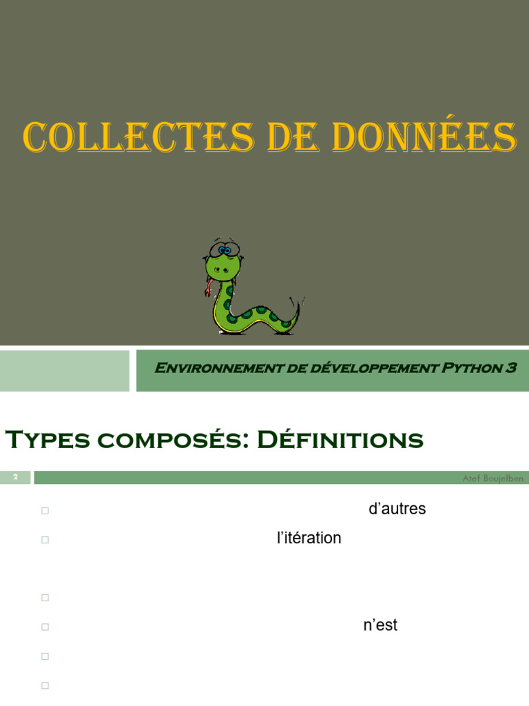 Types et Méthodes des Listes en Python | PDF | Matrice (Mathématiques ...
