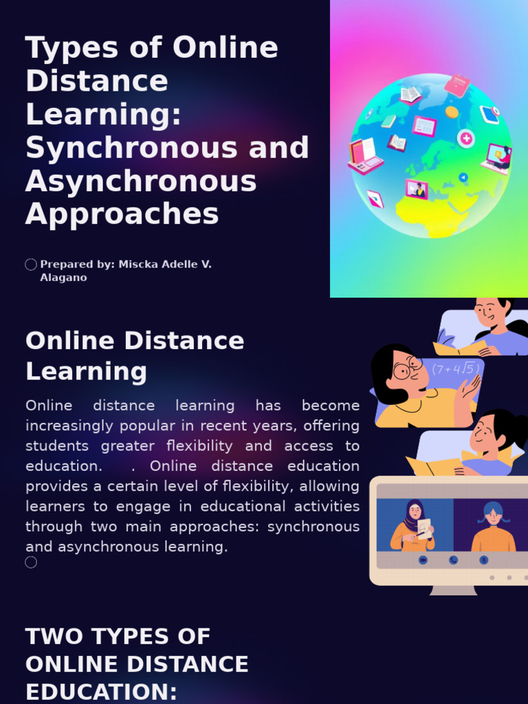 Alagano Online Distance Learning Synchronous and Asynchronous ...