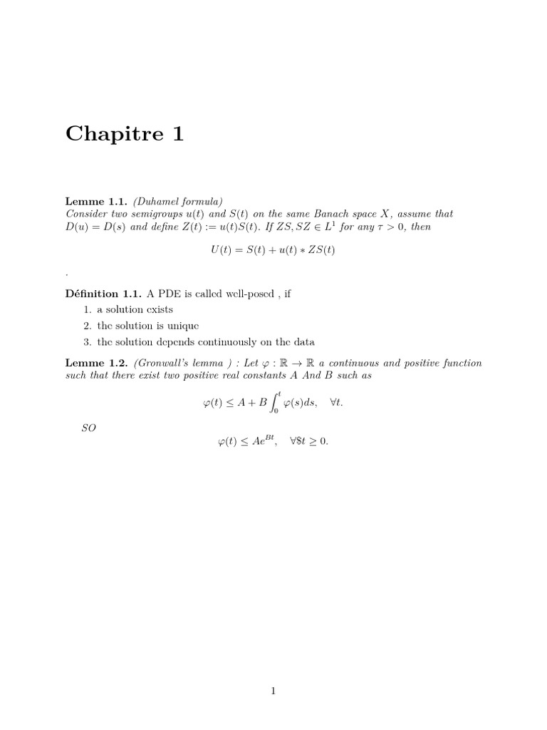 Advanced PDE Analysis for Mathematicians | PDF | Mathematical Physics ...