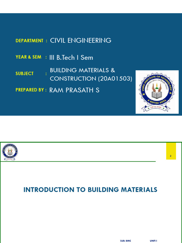 Building Materials in Construction | PDF | Green Building | Window