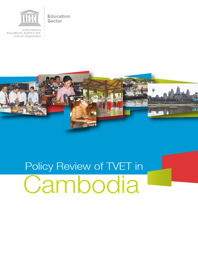 Policy Review of TVET In: Cambodia | PDF | Vocational Education | Economies