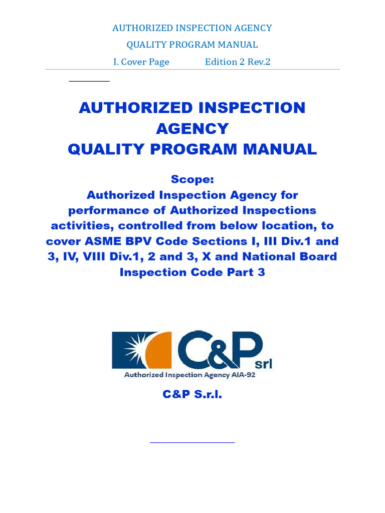 Accepted Asme Manual Ed.2 Rev.2 - 09 26 2018 | PDF | Audit | Business