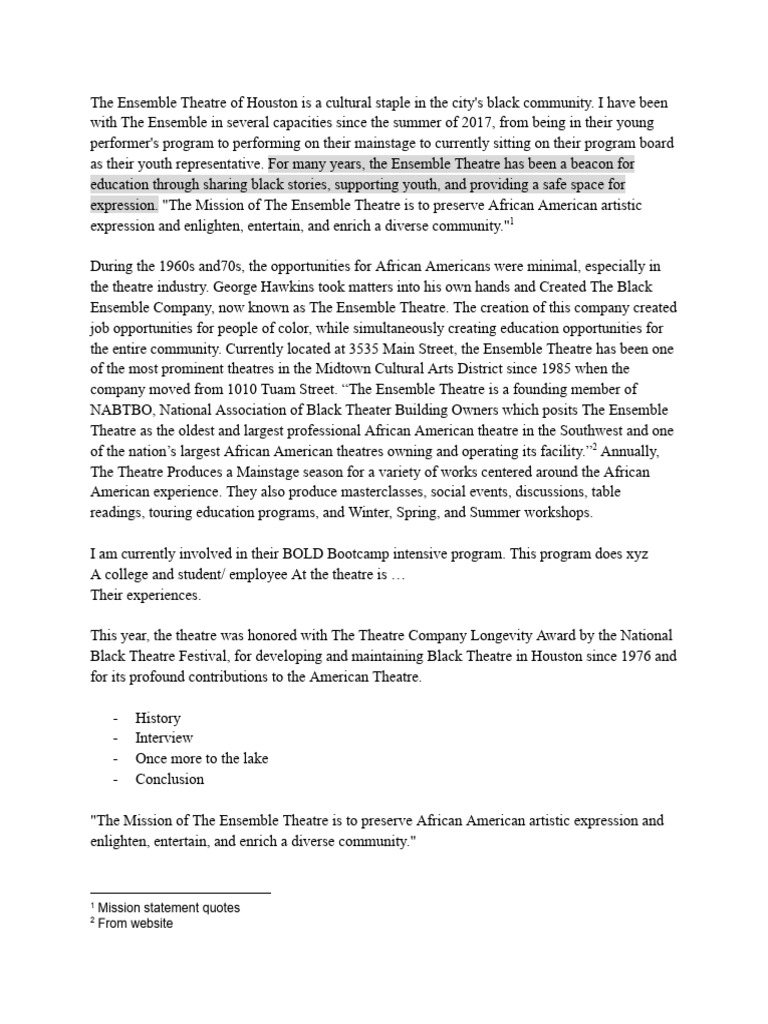 Place Profile Essay - Kai Tregre | PDF