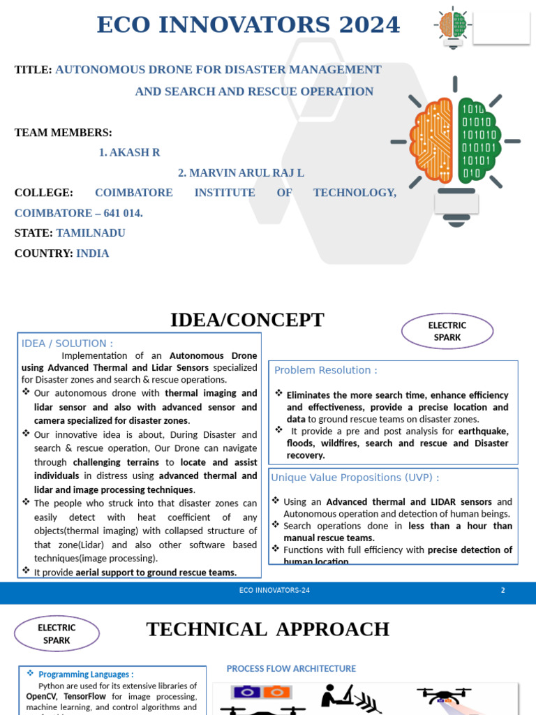 Autonomous Drone for Disaster Rescue | PDF | Unmanned Aerial Vehicle ...