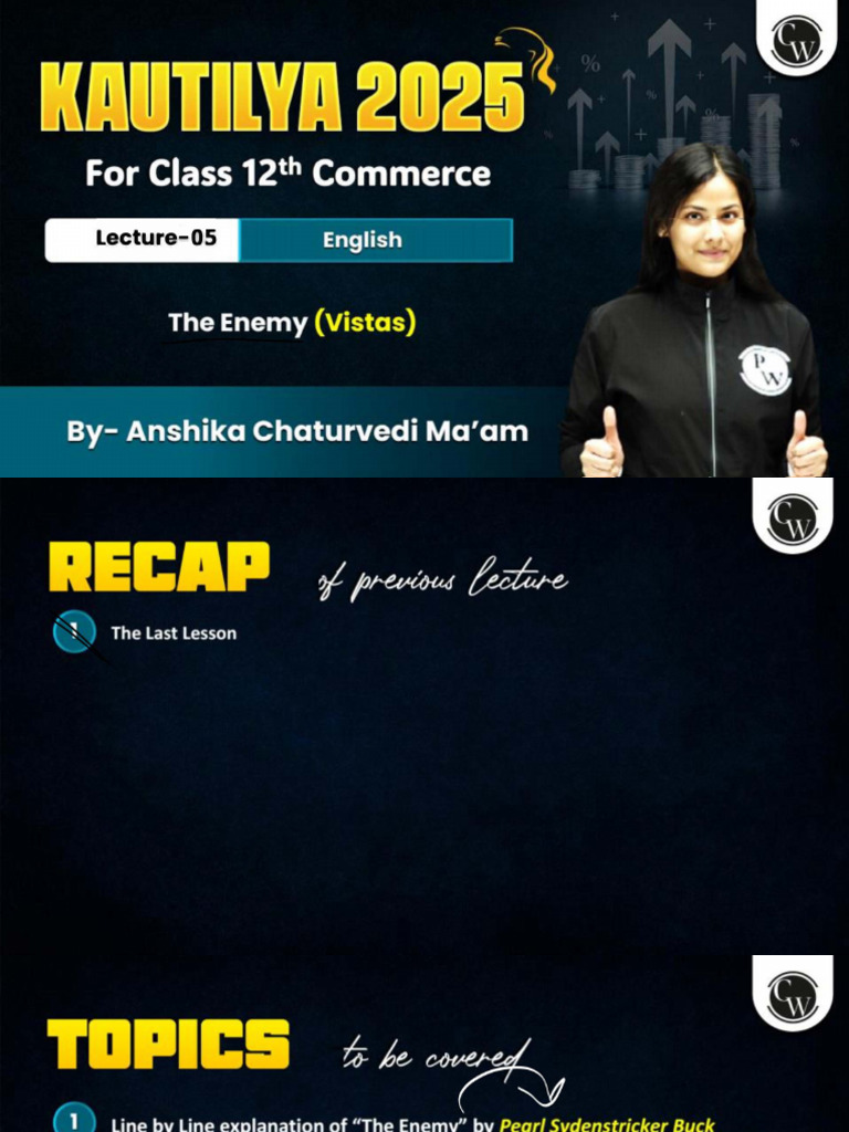 Vistas 05 The Enemy Part 1 Class Notes Kautilya 2025 Pdf