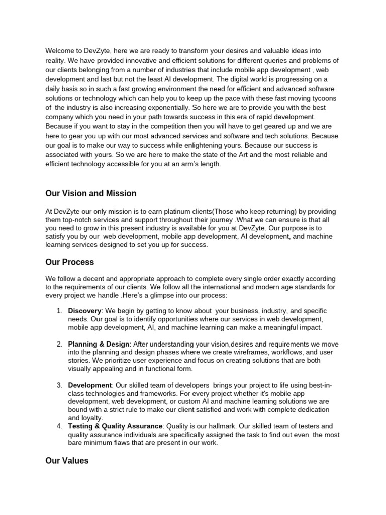 About Us | PDF | Web Development | Artificial Intelligence