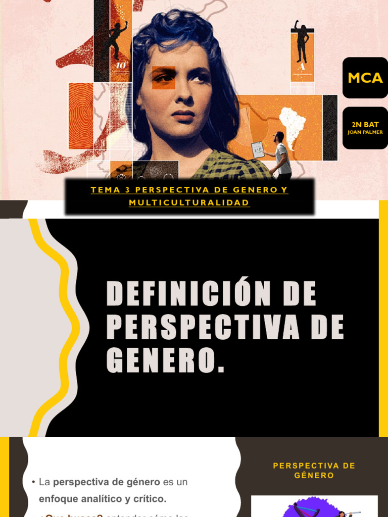 Perspectiva de Genero y Multiculturalidad | PDF | Género | Estudios de ...