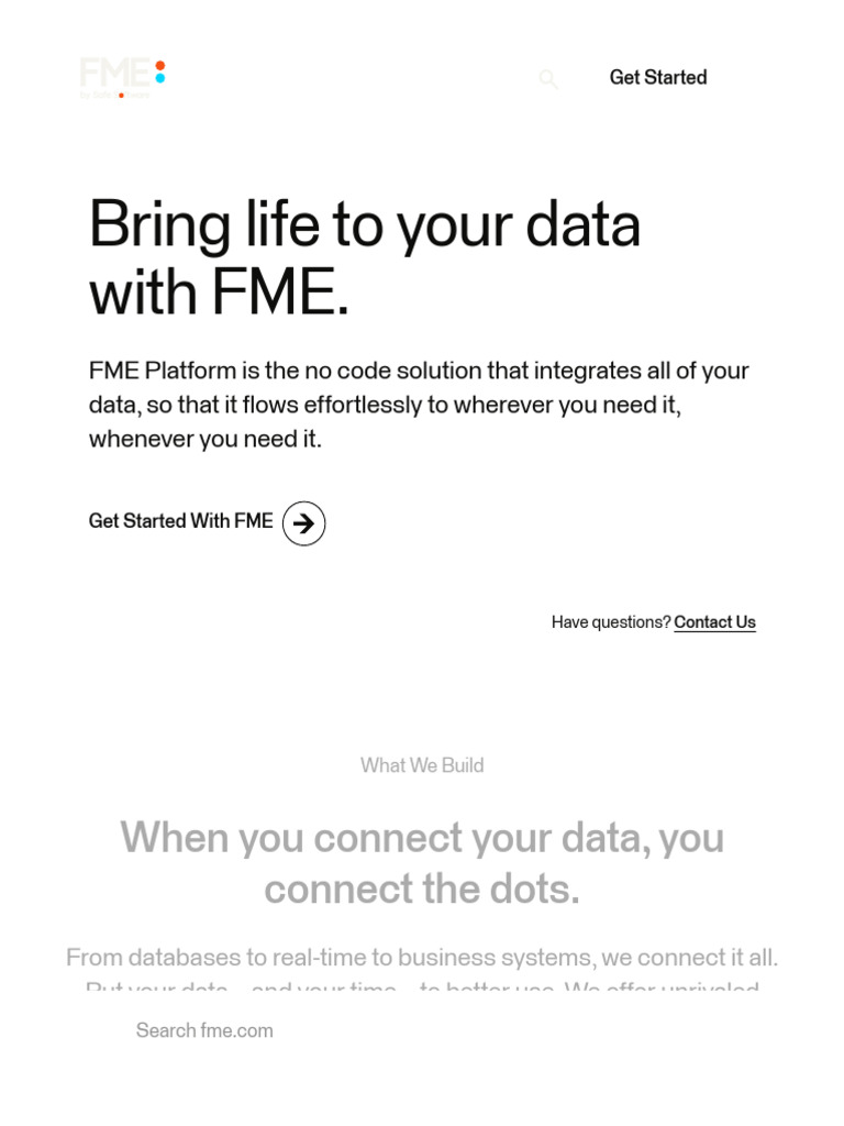 FME: No-Code Data Integration Solutions | PDF | Computing | Information ...